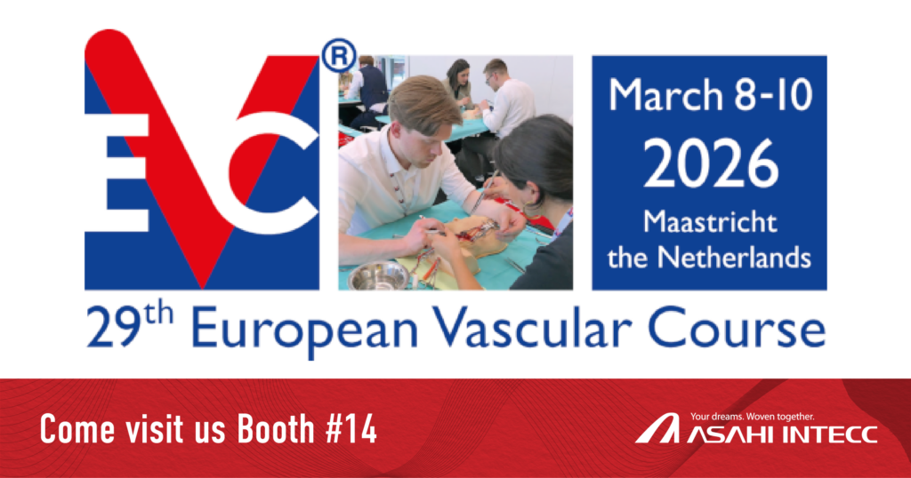Asahi Intecc at European Vascular Course 2026